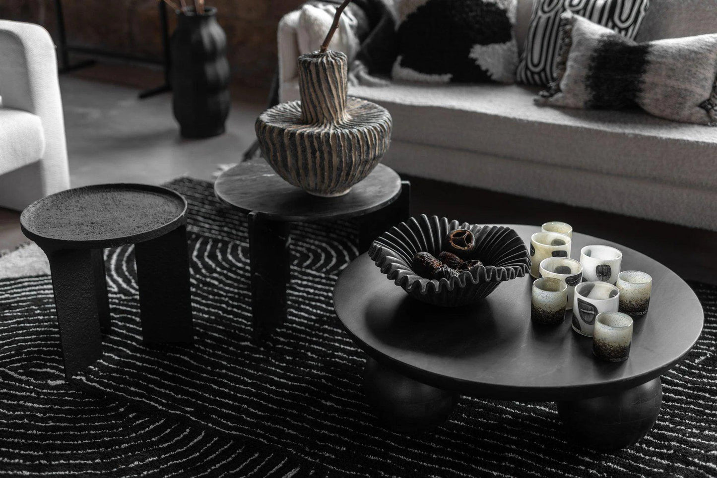 Dalvör Tisch 55x55x40cm Schwarz