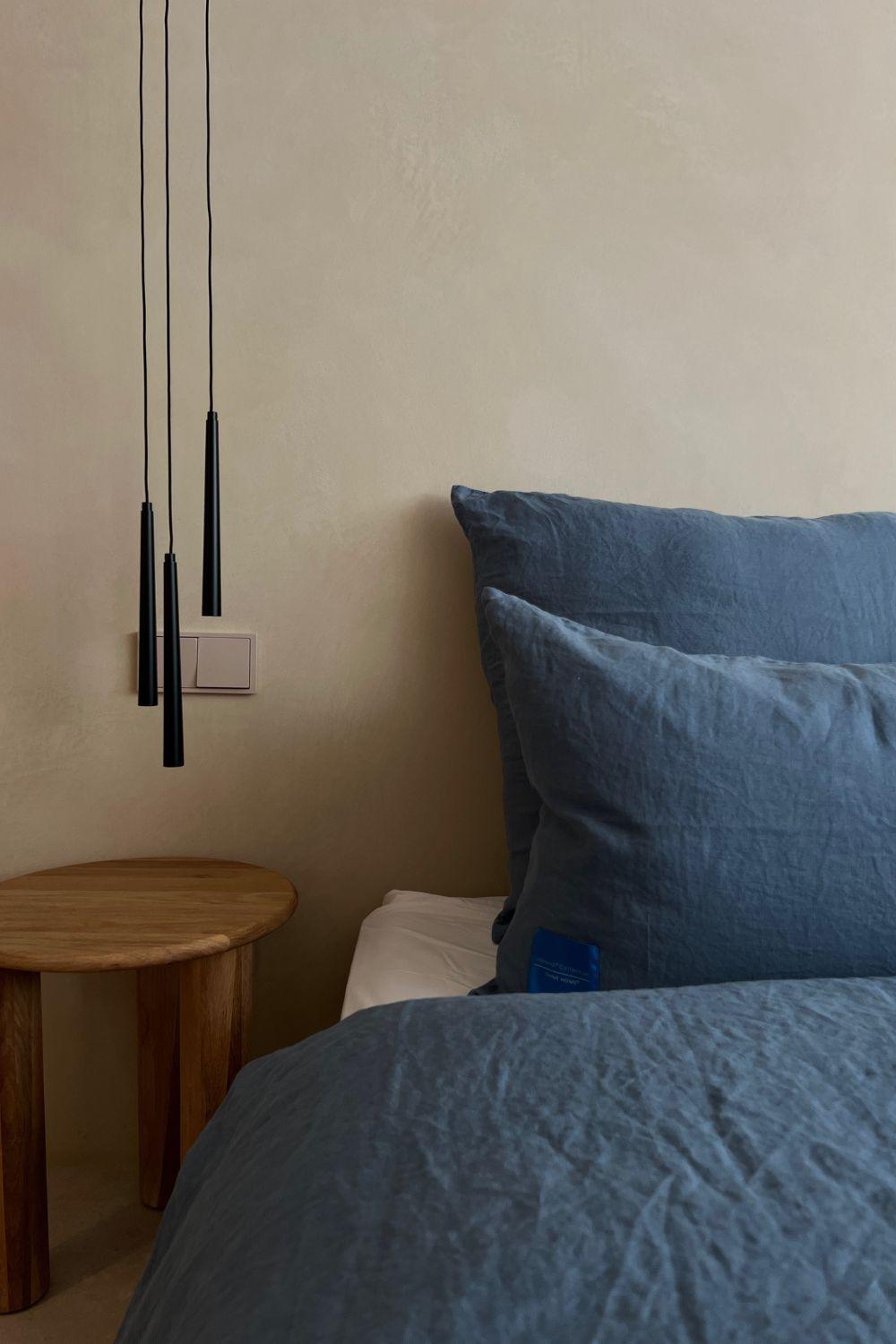 Linen bedding - Japandi Blue