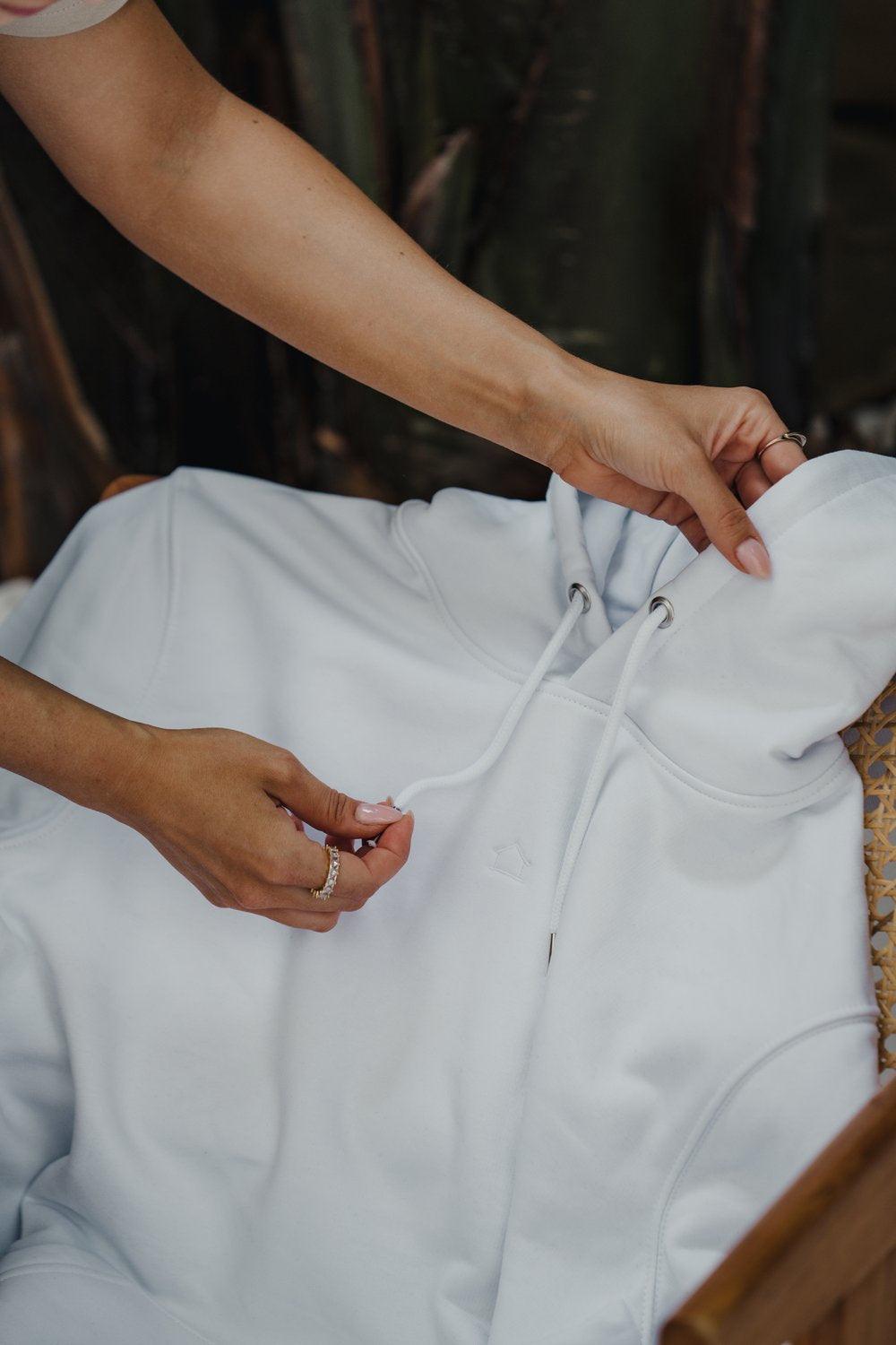 Furīdamu Hoodie Unisex Blanc