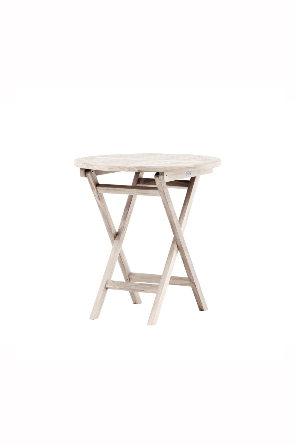 Kenya Cafebord Ø70 Vitputsad