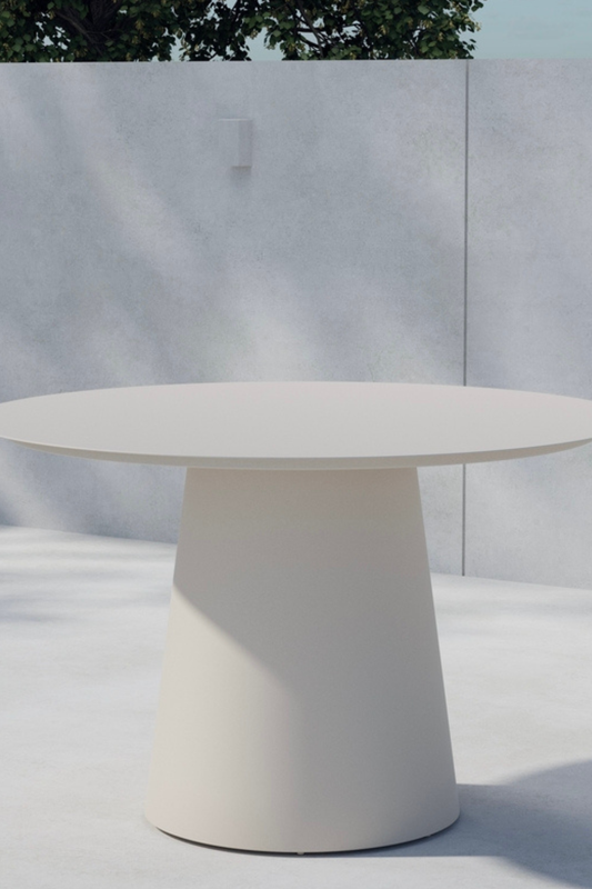 Lanzo Runda Matbord Ø120 Beige