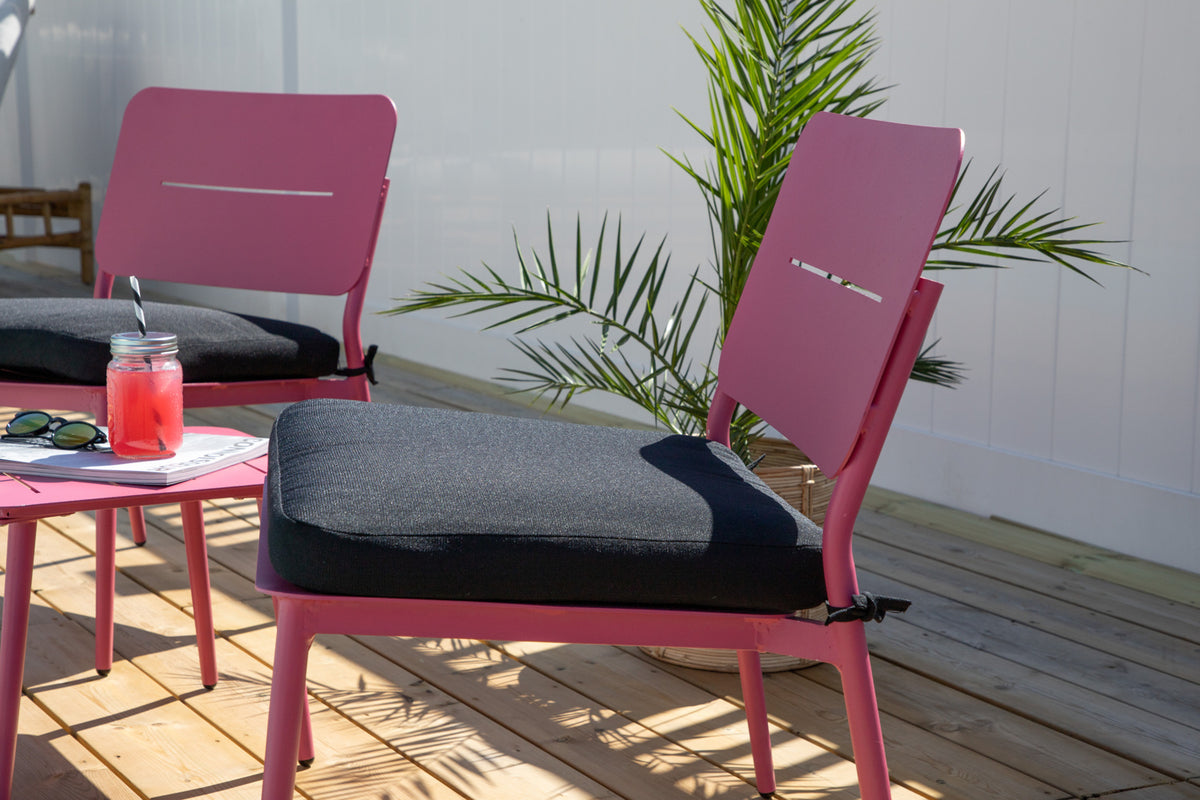 Lina Loungefåtöljer 2-Pack Pink