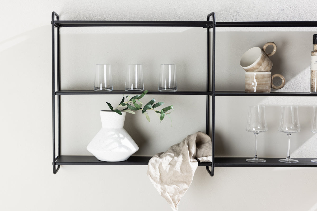 Slutsåld Lyon Hylla 63x122 Svart