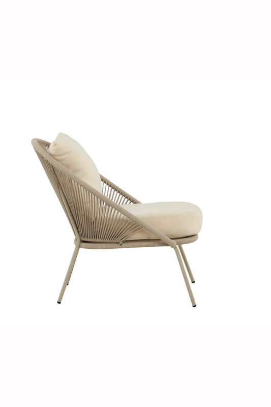 Lindos Loungesessel 2er-Pack Beige