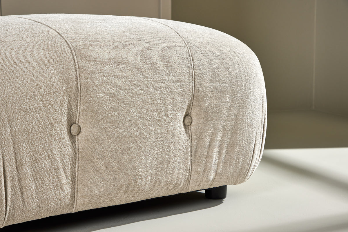 Pre-order Mika Sofa Modules Beige Pouf