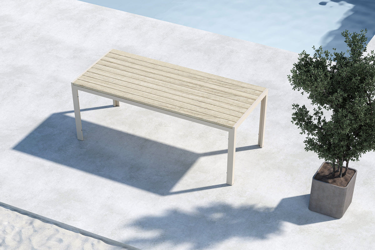 Mirko Rektangulära Matbord 205x90x74 Beige
