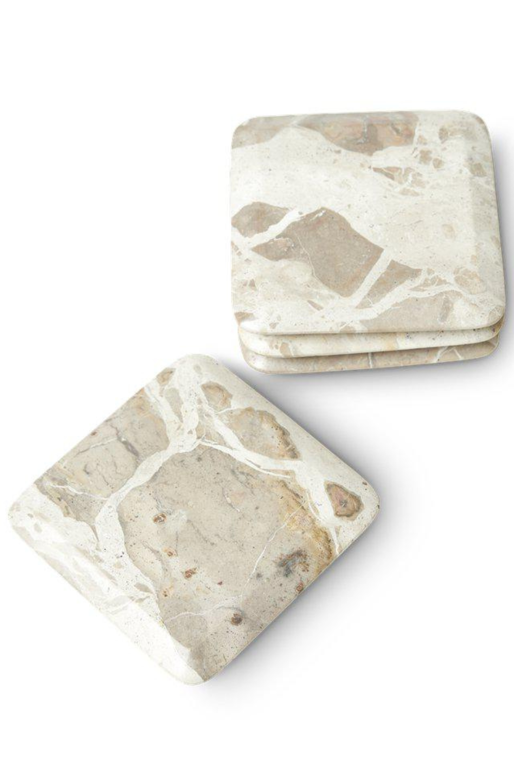 Marble Coaster 4-pack Underlägg 10x0.5x10 cm