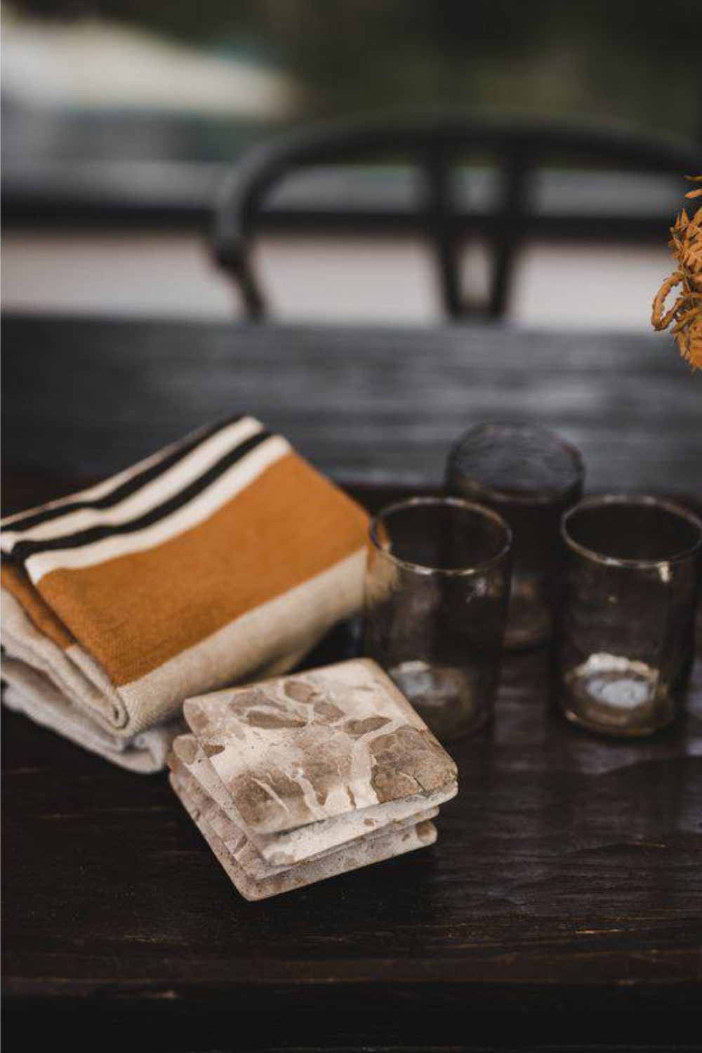 Marble Coaster 4-pack Underlägg 10x0.5x10 cm