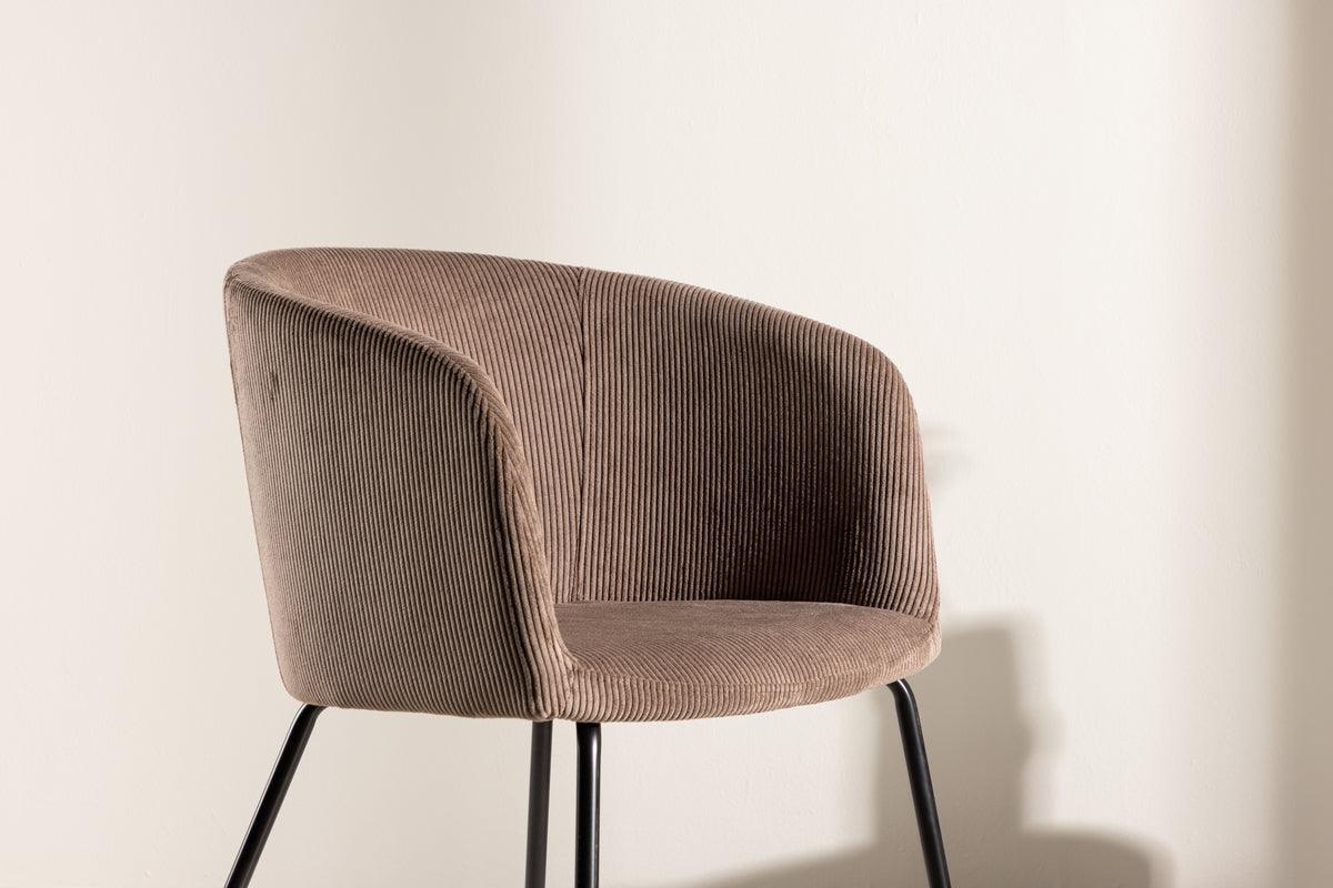 Sillas de comedor Berit Brun