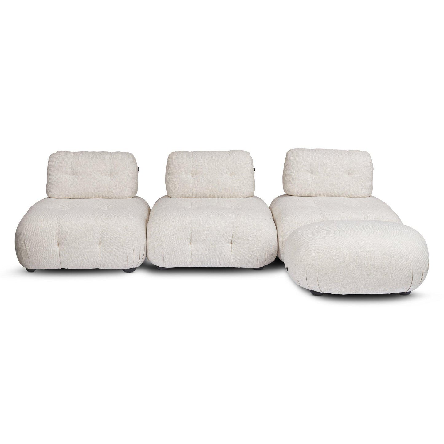 Meadow Pouf 99x62x46 cm Weiß