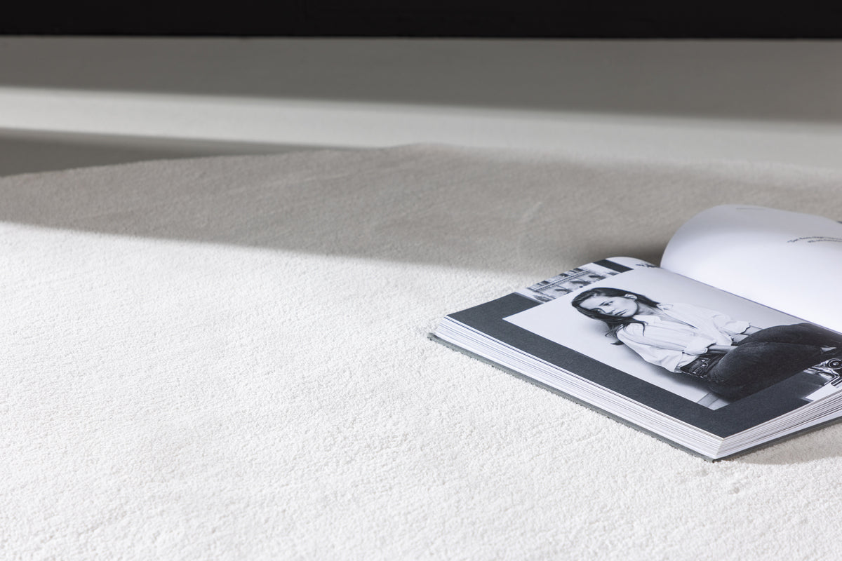 Nixie Round Rug ⌀200 White