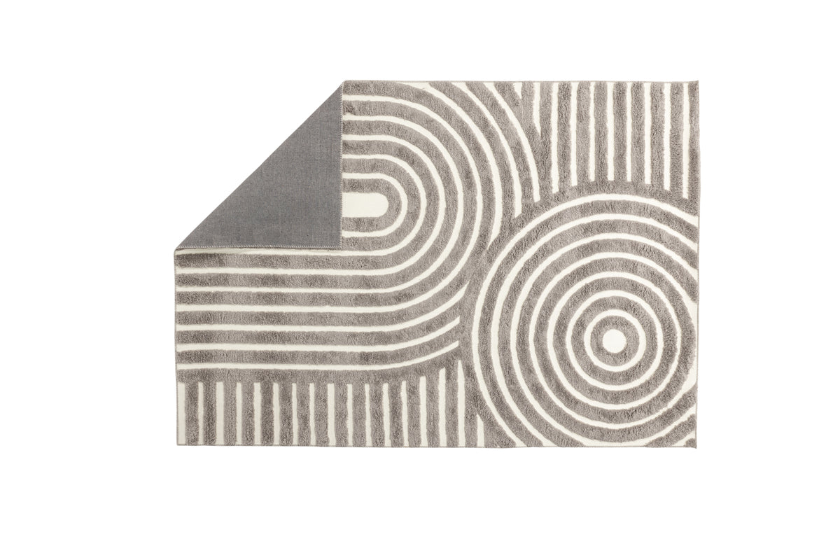 Alfombra rectangular Nikita Gris