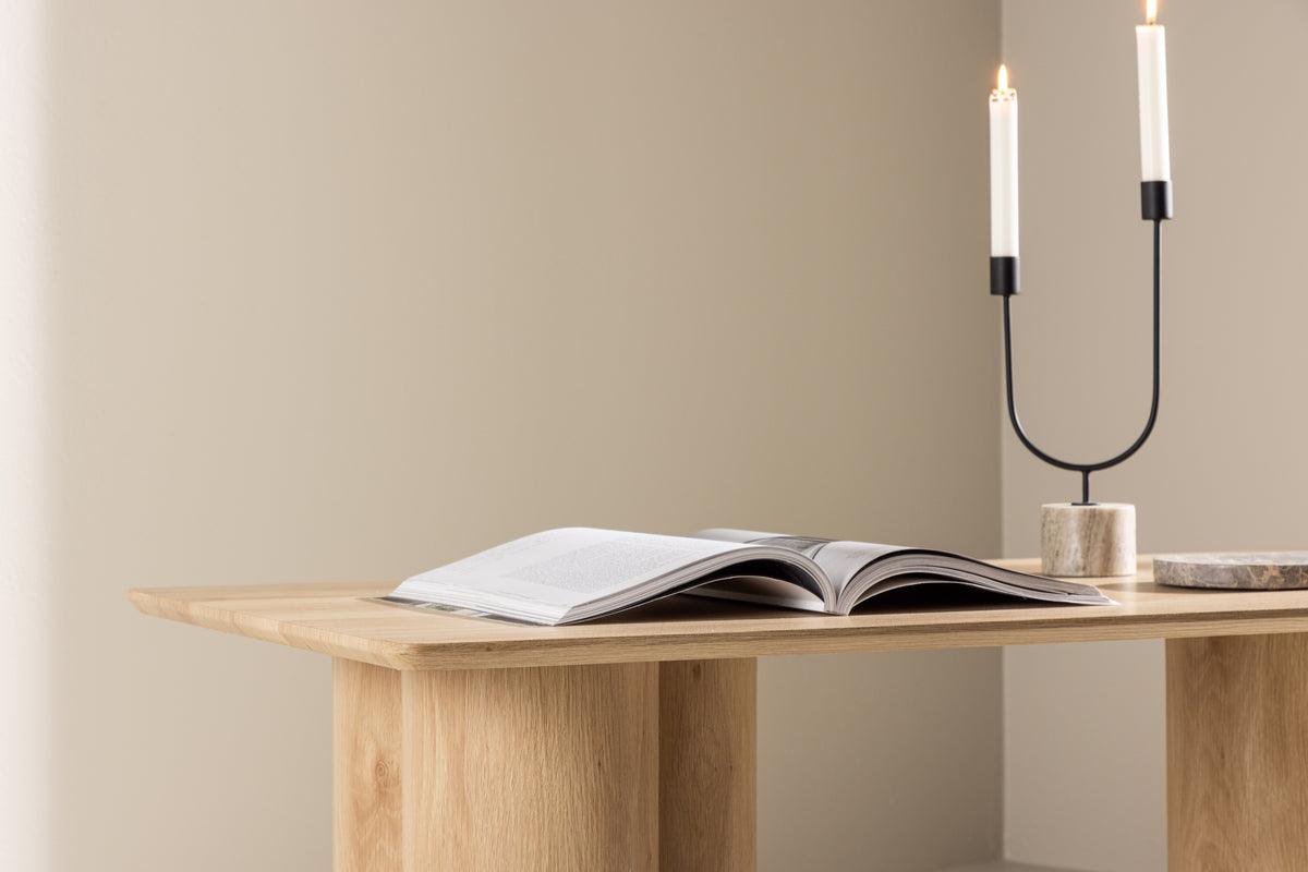 Olivia sohvapöytä 60x120 valkoinen rapattu