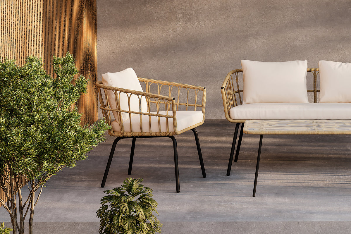 Ortiga Lounge Set Natur