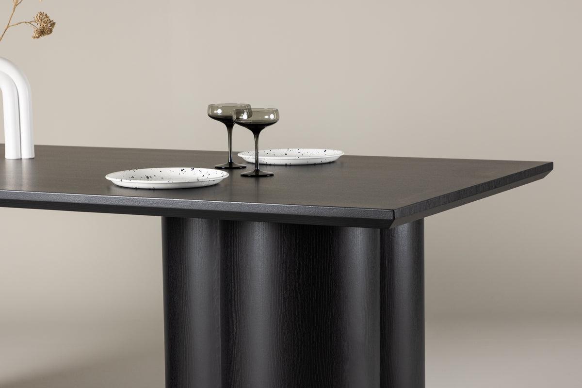 Mesa de Comedor Rectangular Olivia 210*100*76.5 Negro