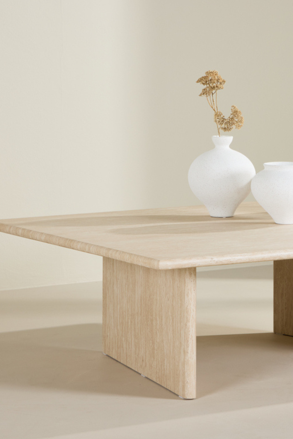 Skagen-sohvapöytä 120 X 100 Beige - ennakkovaraus
