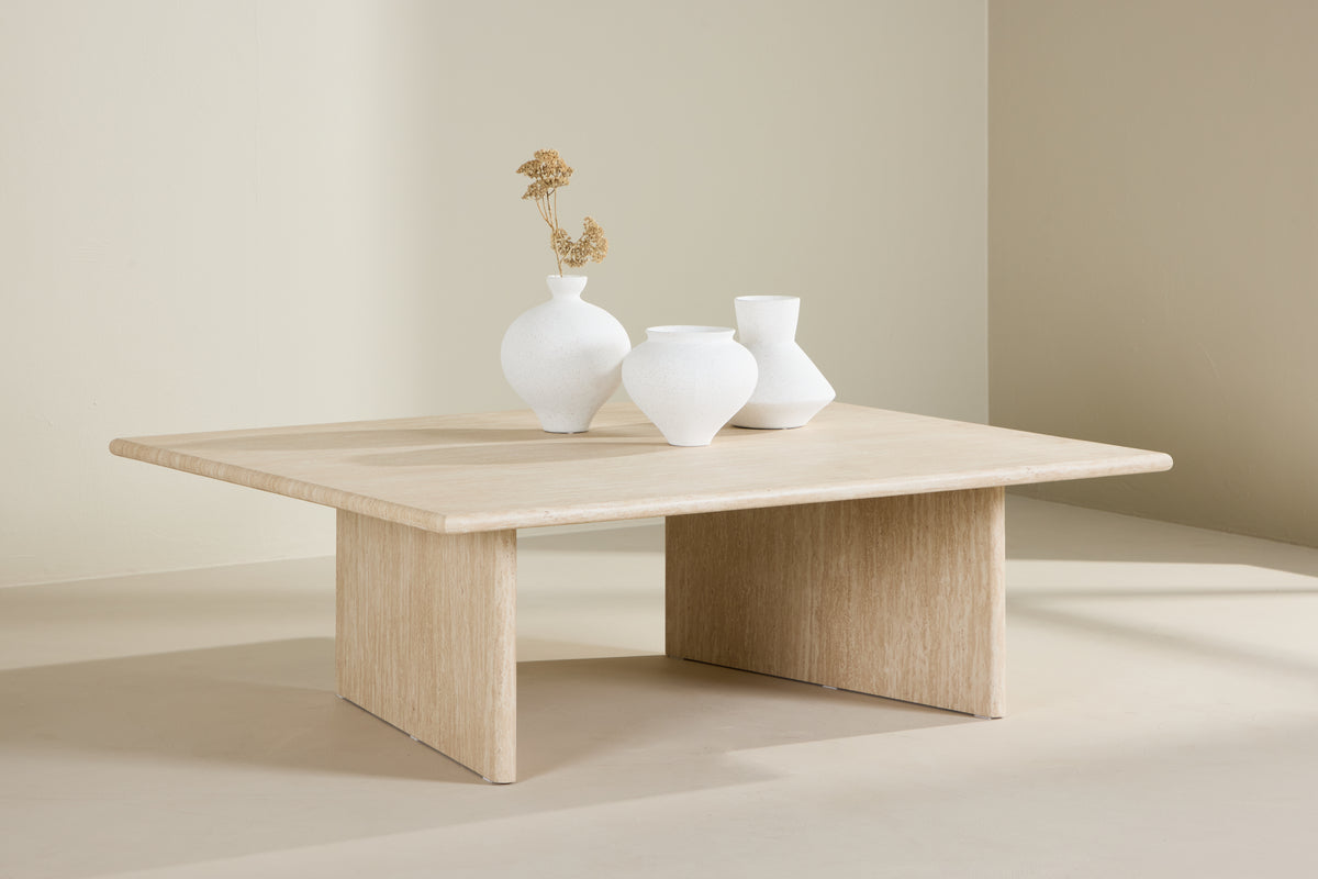 Skagen-sohvapöytä 120 X 100 Beige - ennakkovaraus