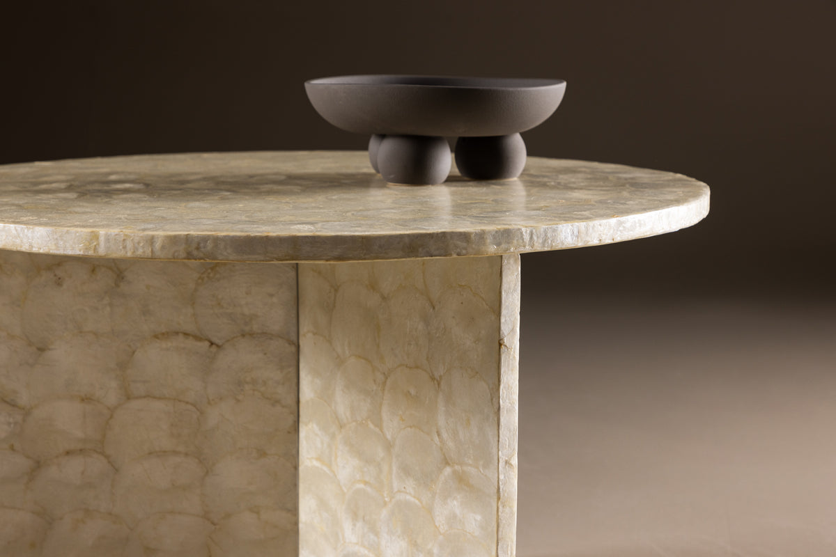 Förhandsboka Smögen Soffbord Ø70 Beige