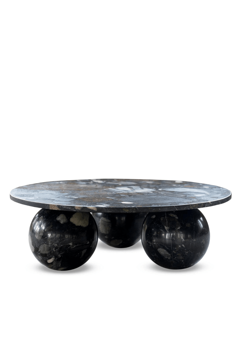 Sphira Coffee Table 100x100x33 cm Black