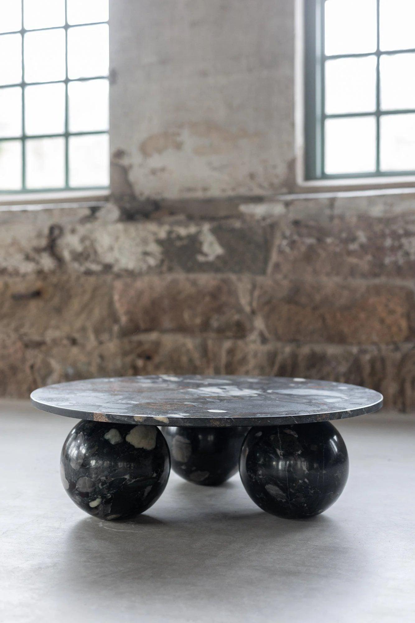Sphira Coffee Table 100x100x33 cm Black