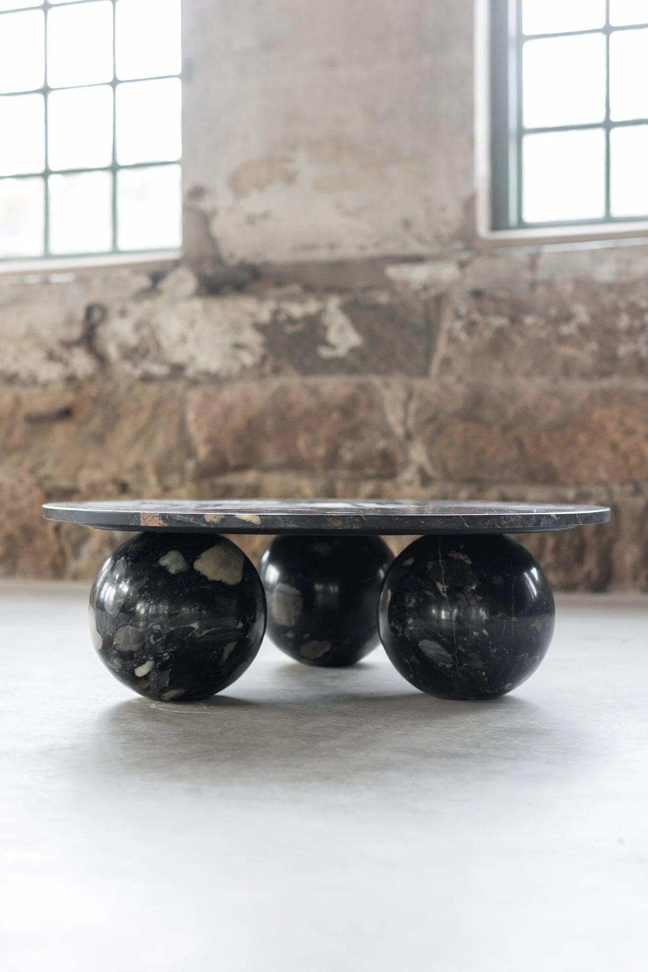 Sphira Coffee Table 100x100x33 cm Black