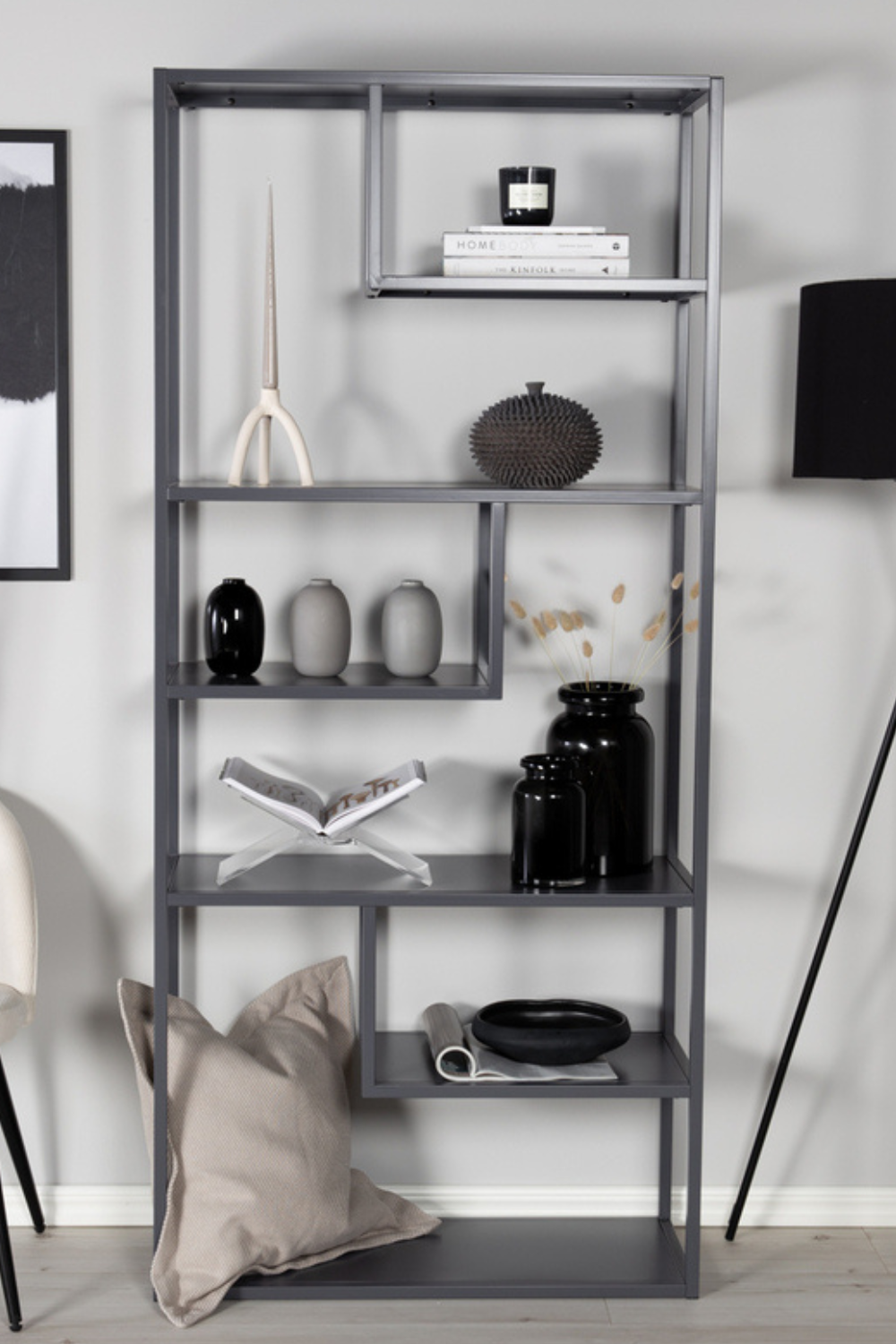 Staal Shelf 85x188 Lice Grey