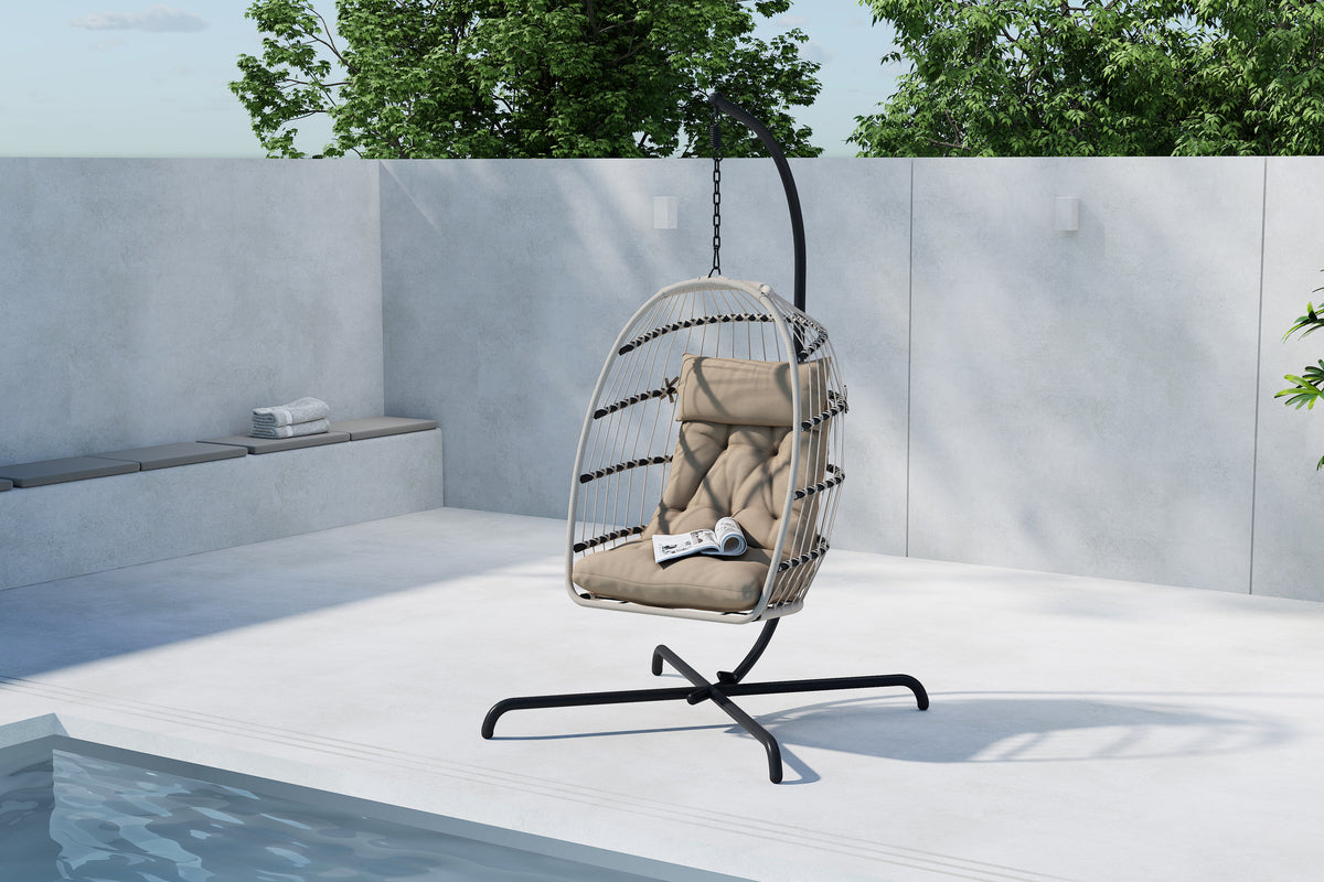 Trezza Hanging Chair Grey