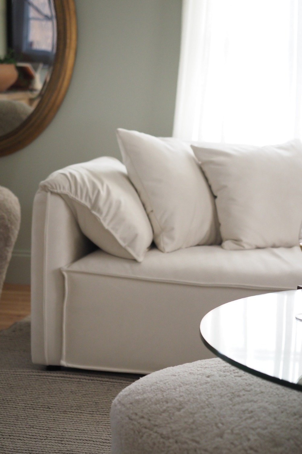 Marbella 3-Seater Sofa White