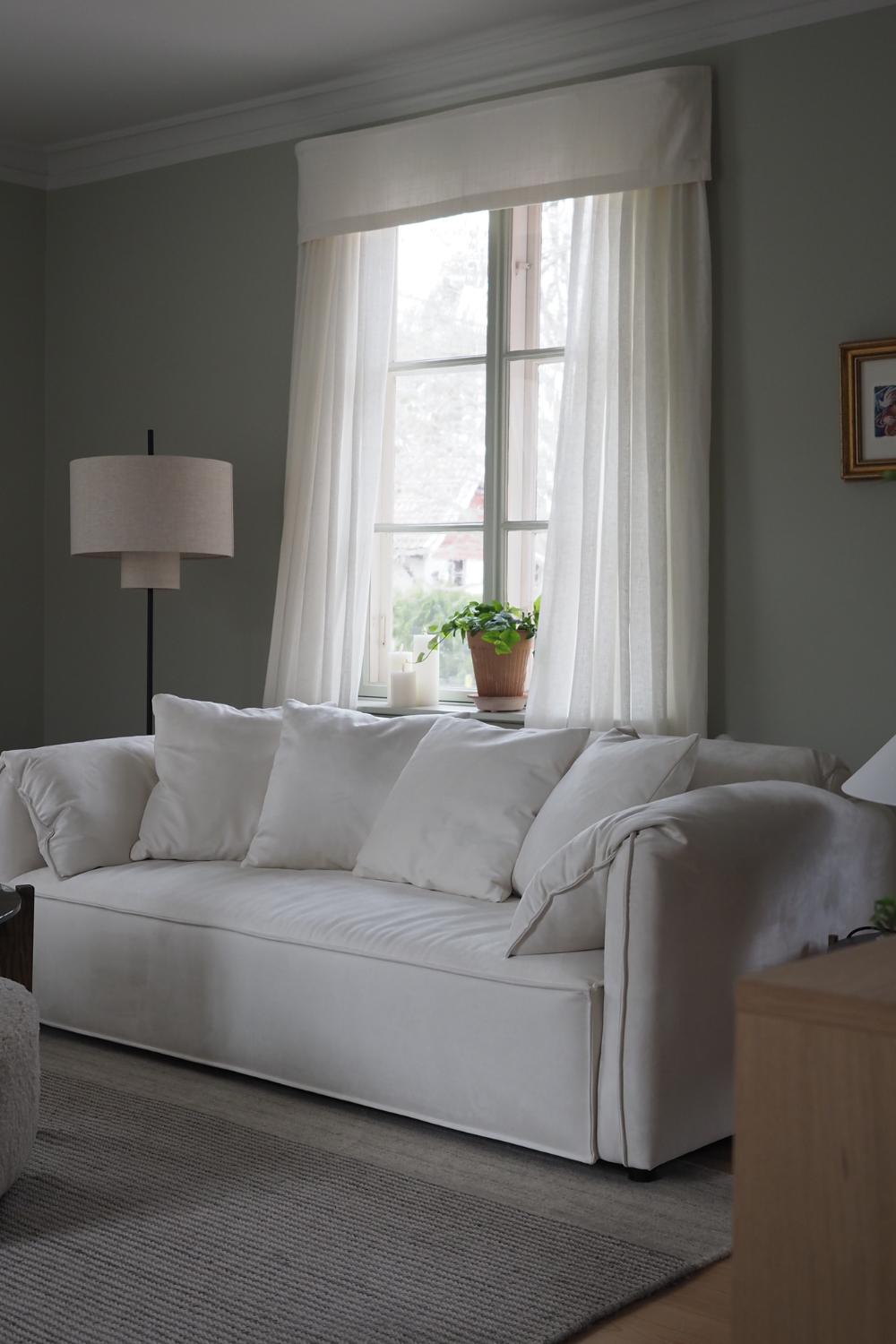 Marbella 3-Seater Sofa White