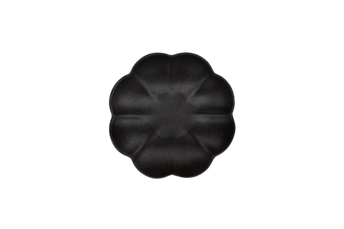 Assiettes Wabi Sabi 21, paquet de 4, noir