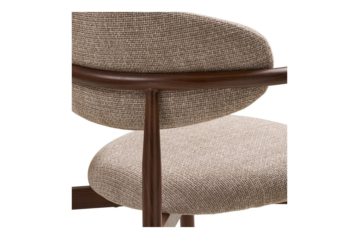 Levanto Matstol Sand/Brun 2-pack