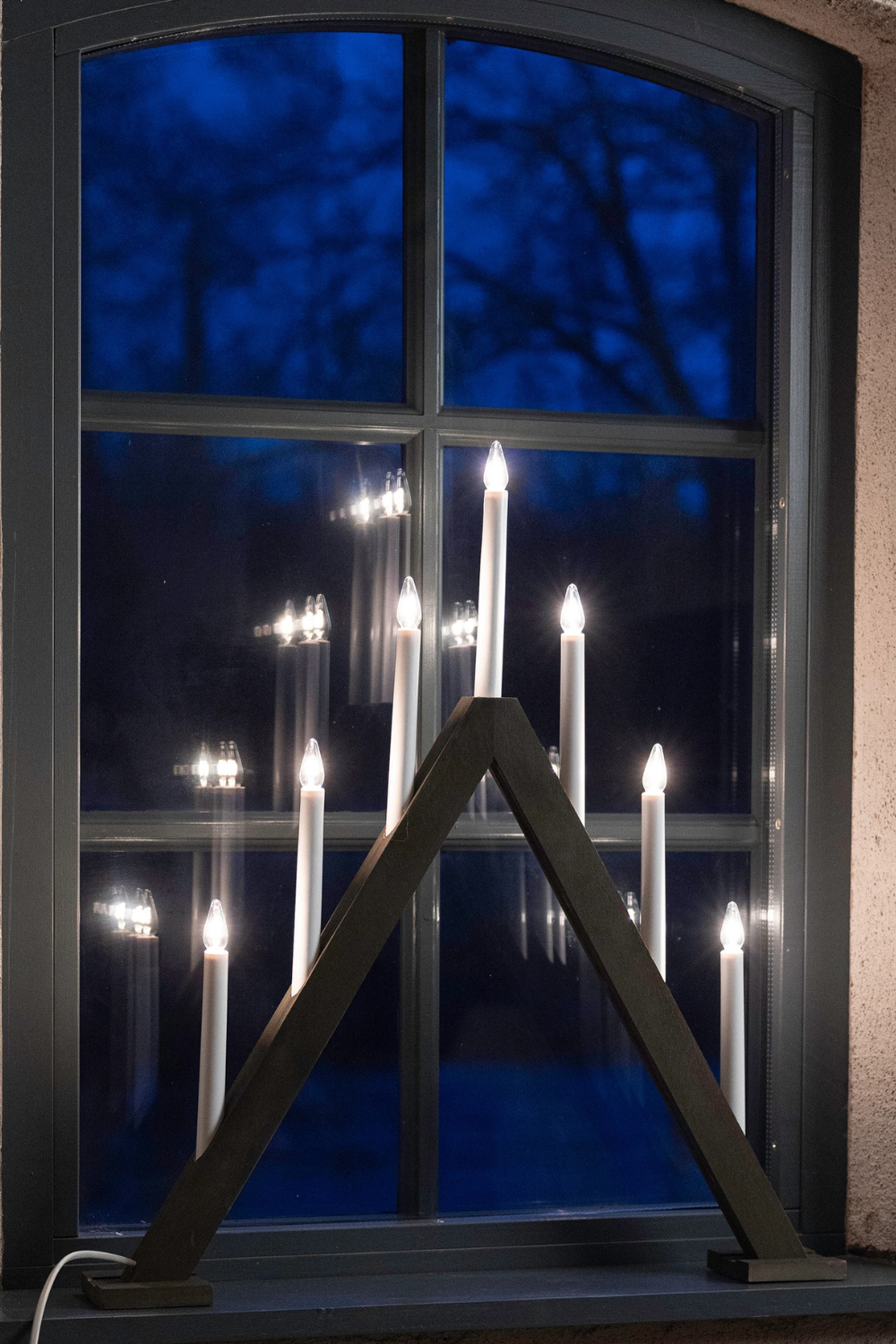 Ariele Advent Candleholder Dark Brown 7 Candles