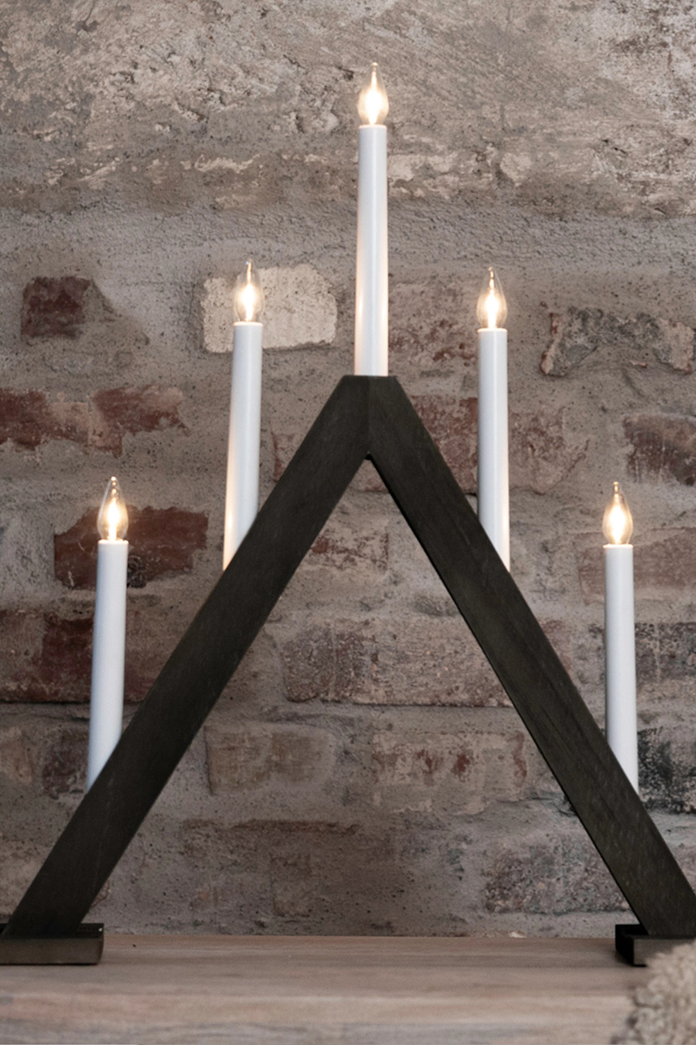 Ariele Advent Candleholder Dark Brown 5 Candles