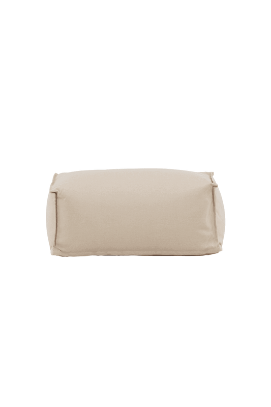 Beige rectangular fabric pouch with a minimalist design, featuring clean lines and a soft texture, ideal for stylish storage or travel organization. | PicSEO 1773145158436