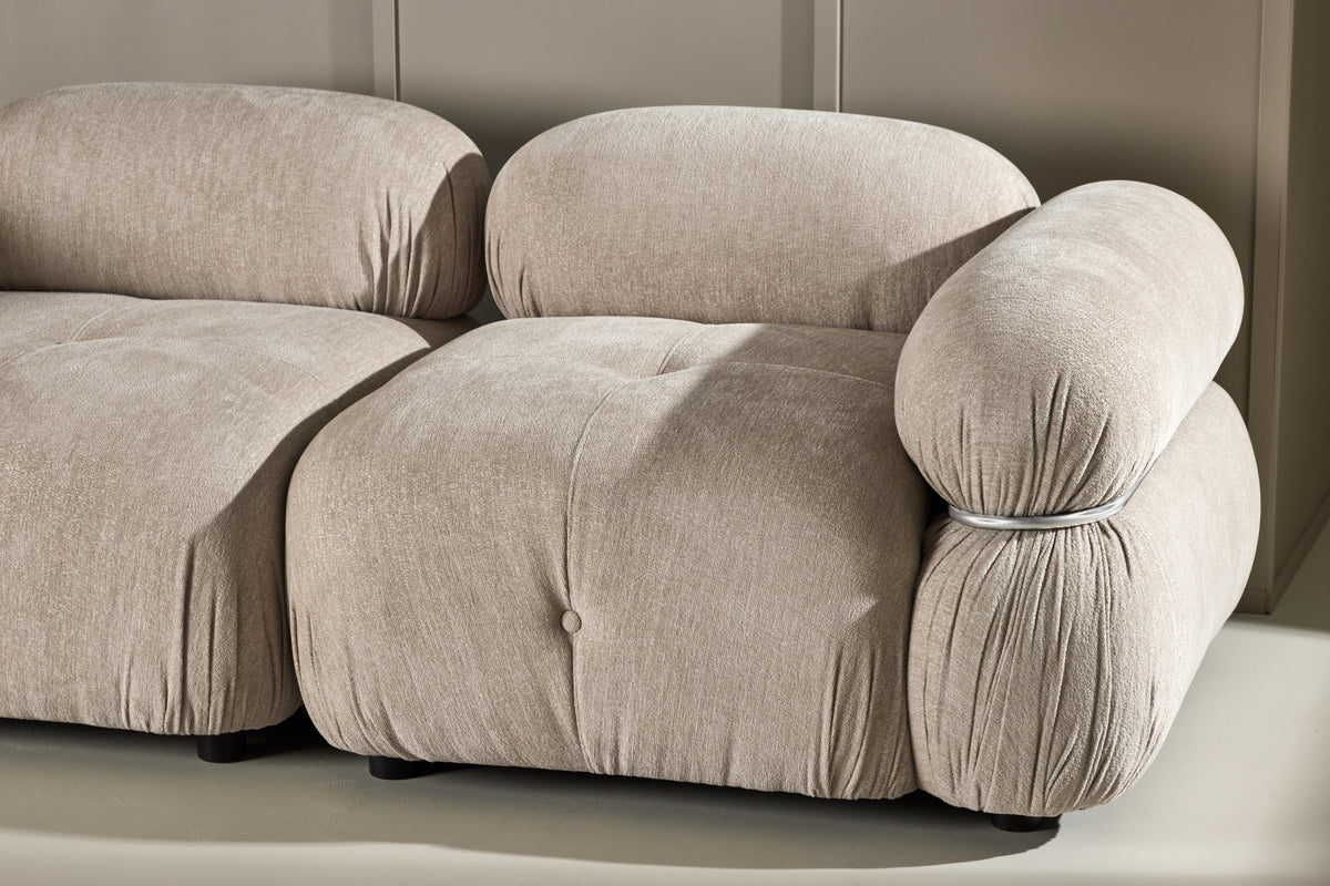 Mika två Soffmodul Beige