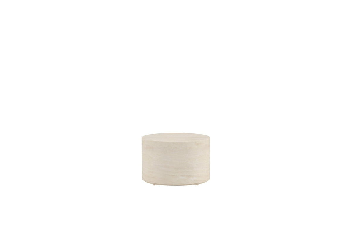 Lissabon Sidobord ⌀60 Beige