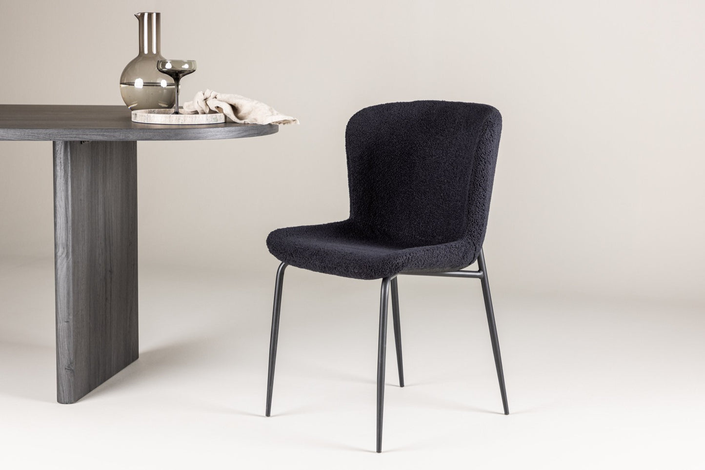 Modesto Matstolar 2-pack Svart