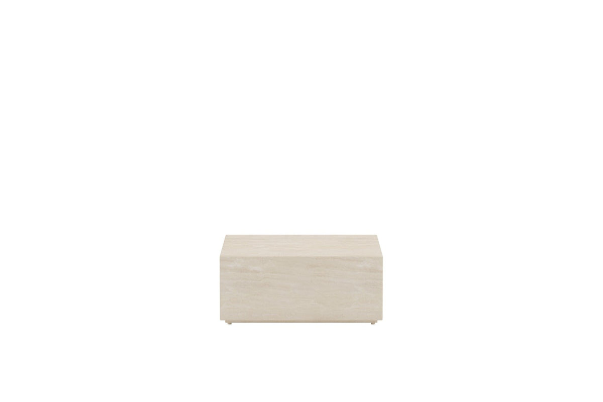 Mesita Lateral Lisboa 80 X 80 X 35 Beige