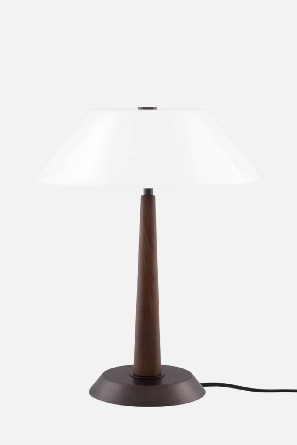 Bordslampa Ligna 29 Brunbetsad ek/bronze