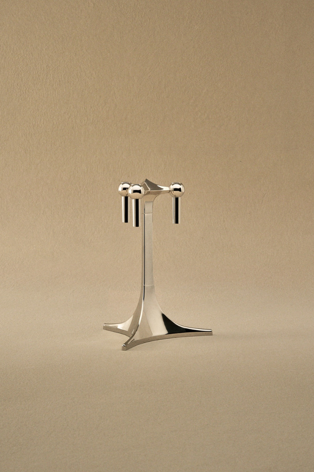 STOFF Nagel krom ljusstake