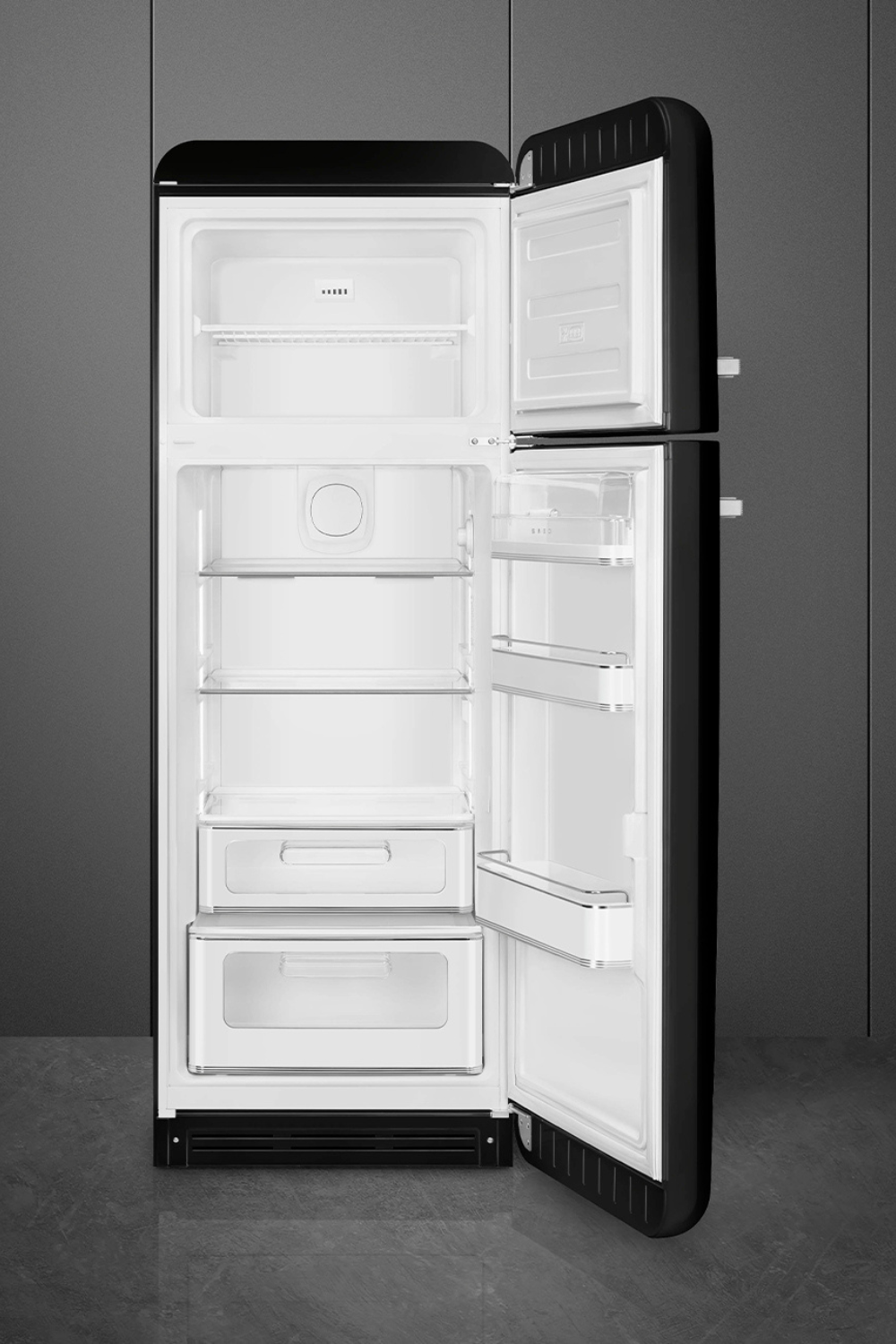 Kombinerad Kyl/Frys | Svart 172x60x73 cm