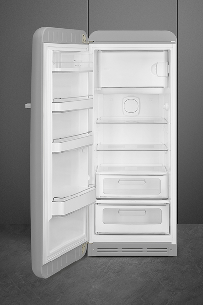 Kylskåp | Silver 153x60x73 cm