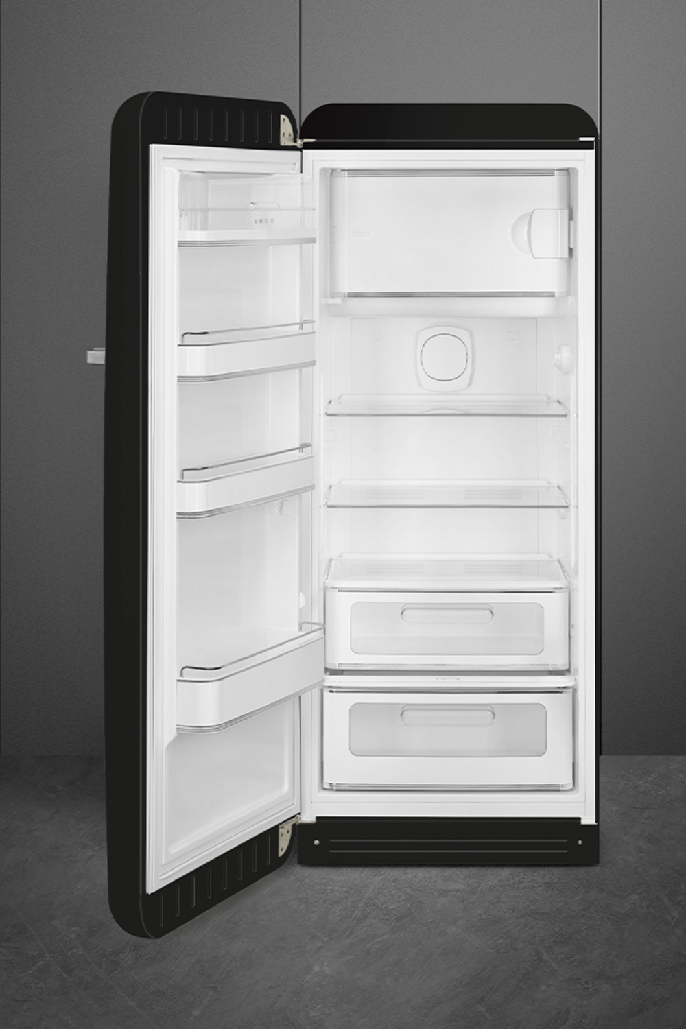 Kylskåp | Svart 153x60x73 cm
