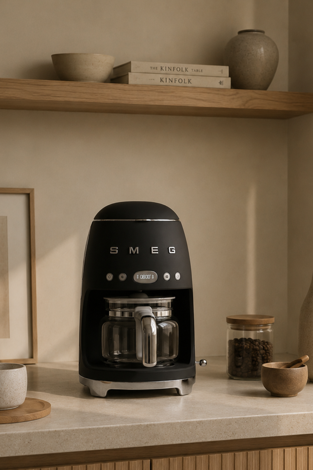 Kaffebryggare Matt Svart