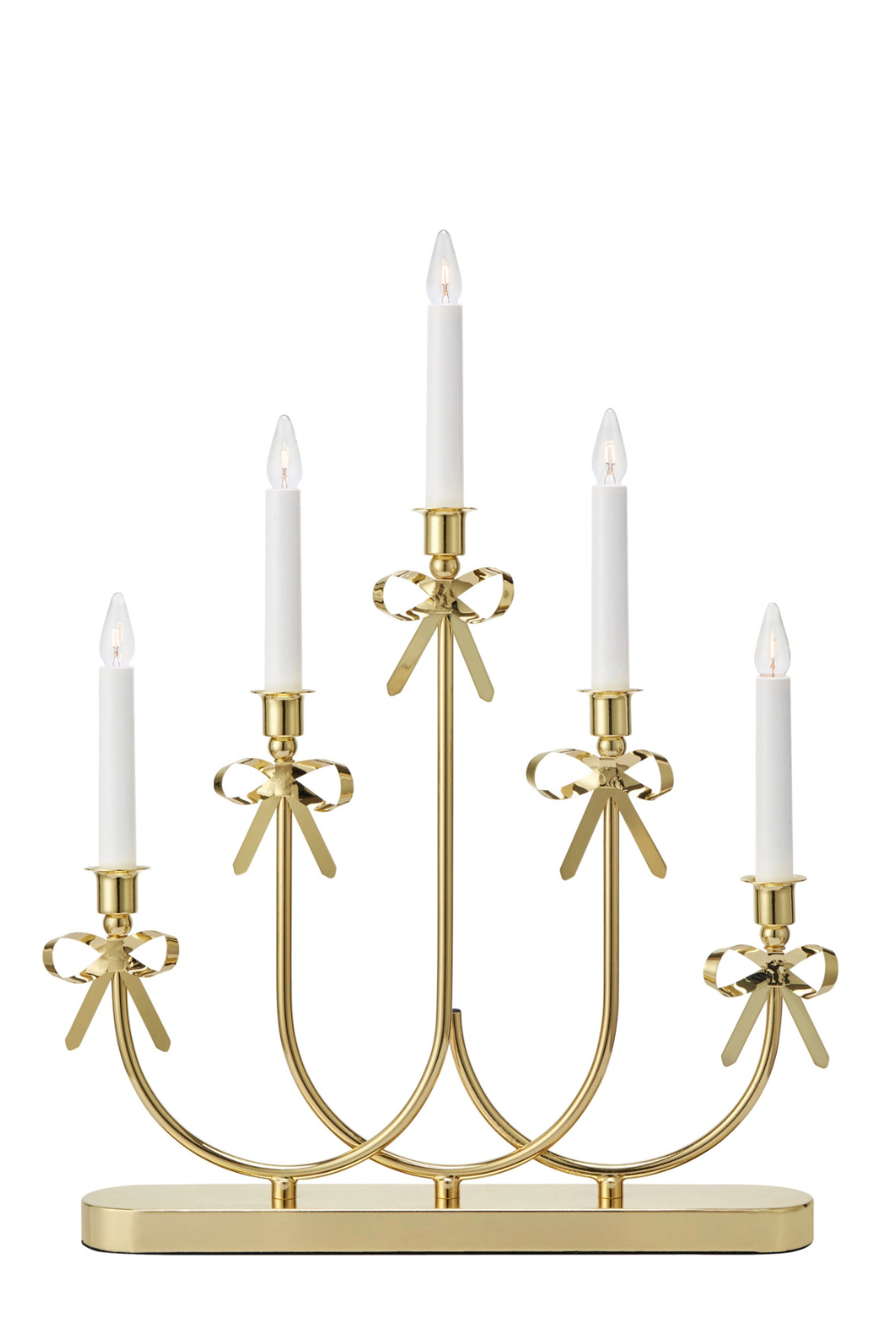 Eira Adventsljusstake Rosett Mässing