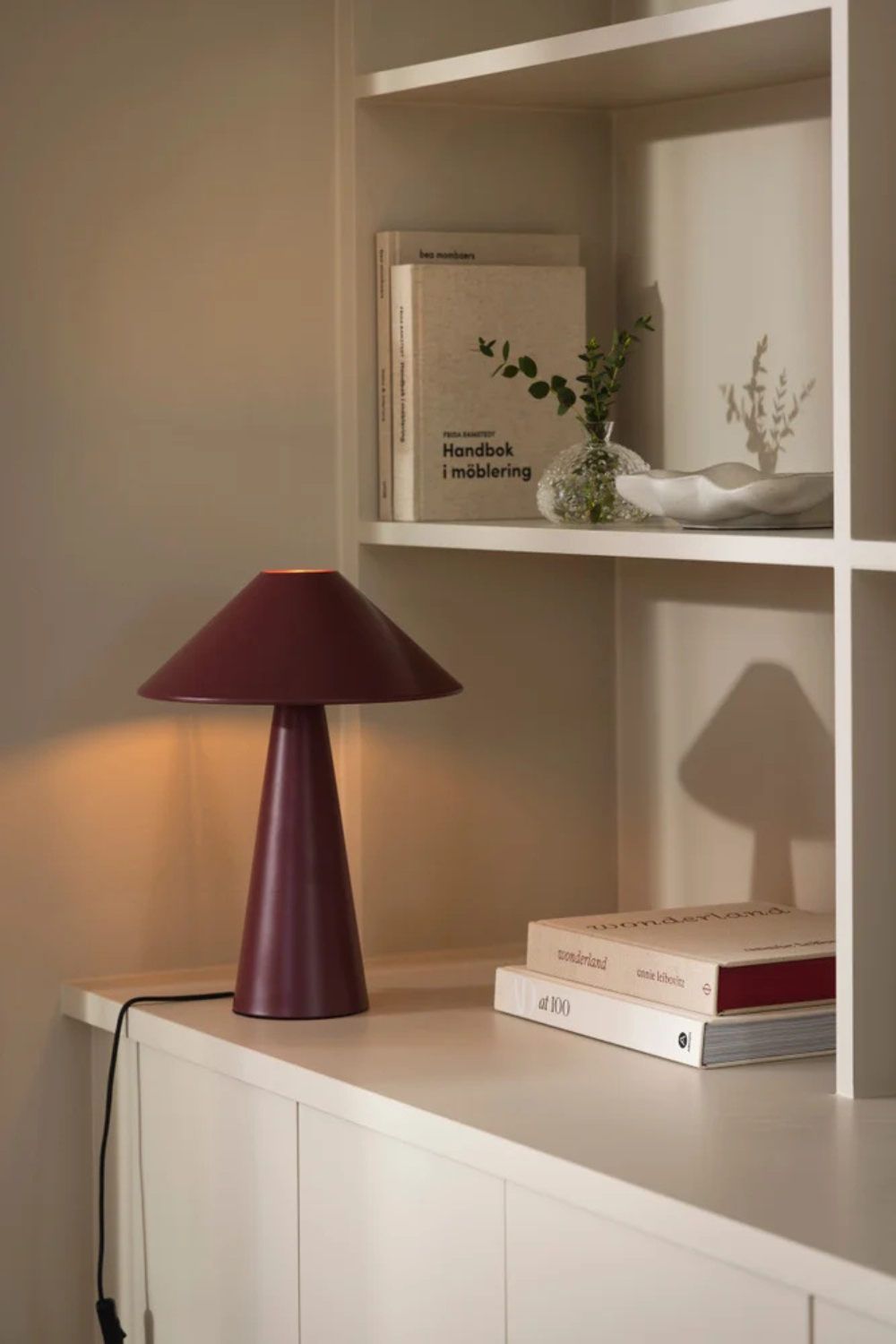 Bordslampa Cannes Röd