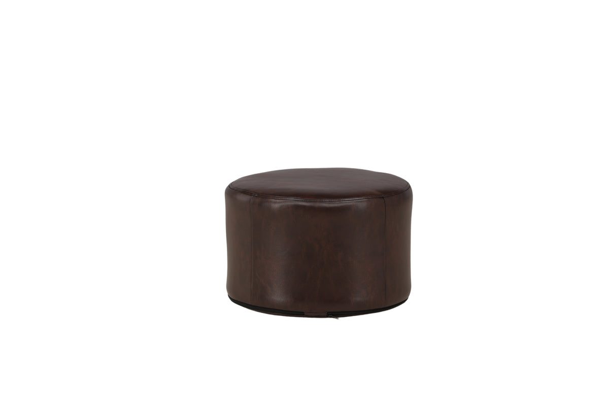 Eastport Pouf Brown