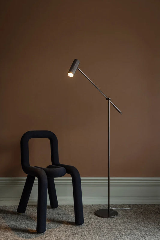 Vloerlamp Hubble Read Brons