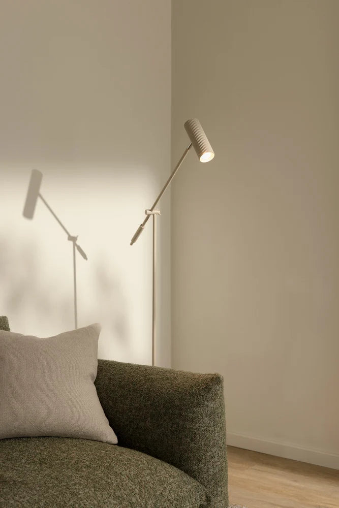 Golvlampa Hubble Read Beige