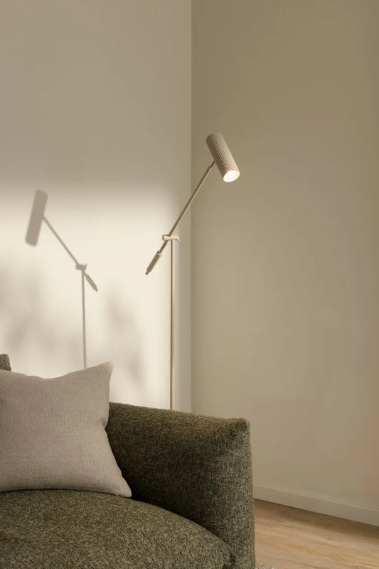 Vloerlamp Hubble Read Beige